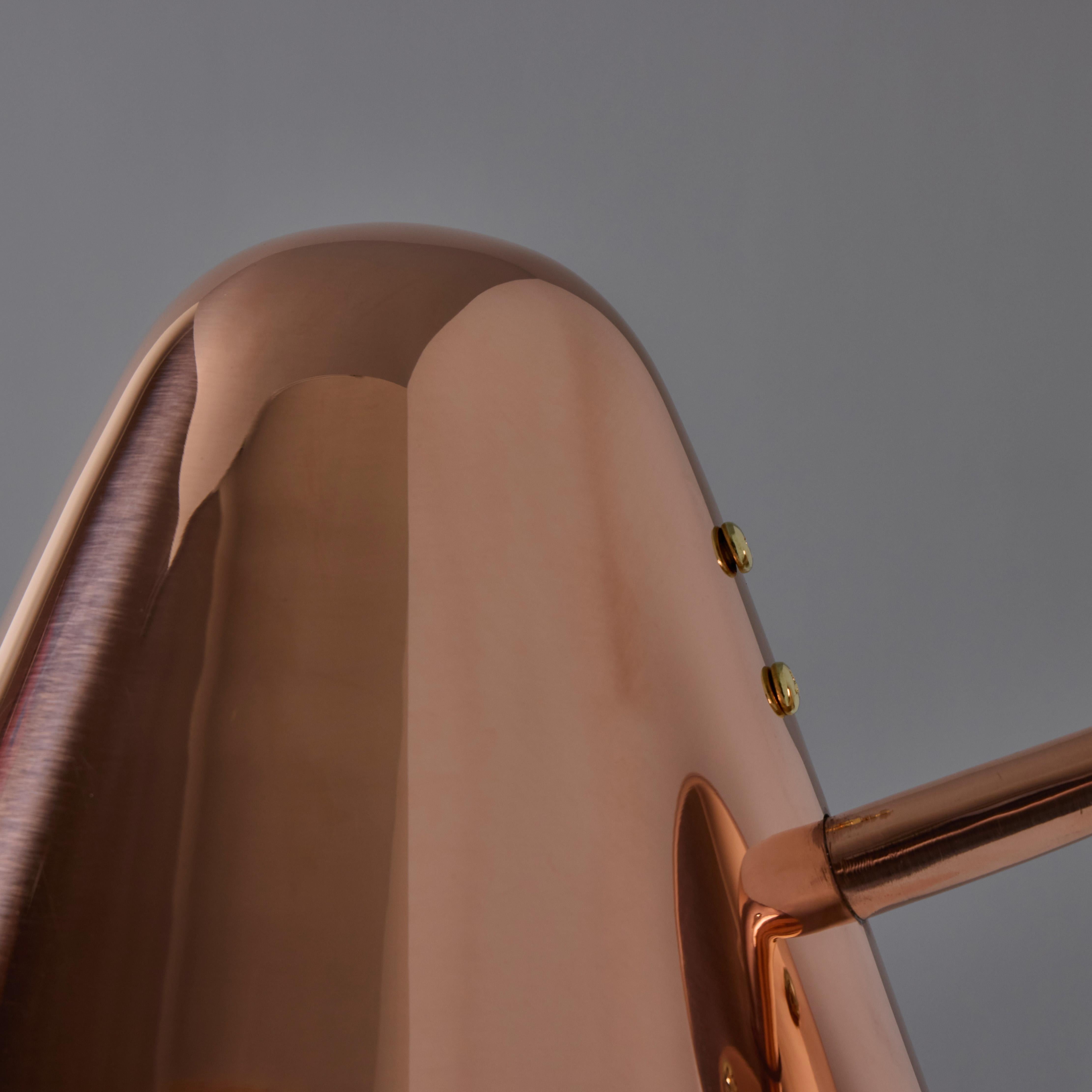 'ZuZu' Polished Copper Wall Sconce in the Style of Jacques Biny For Sale 10
