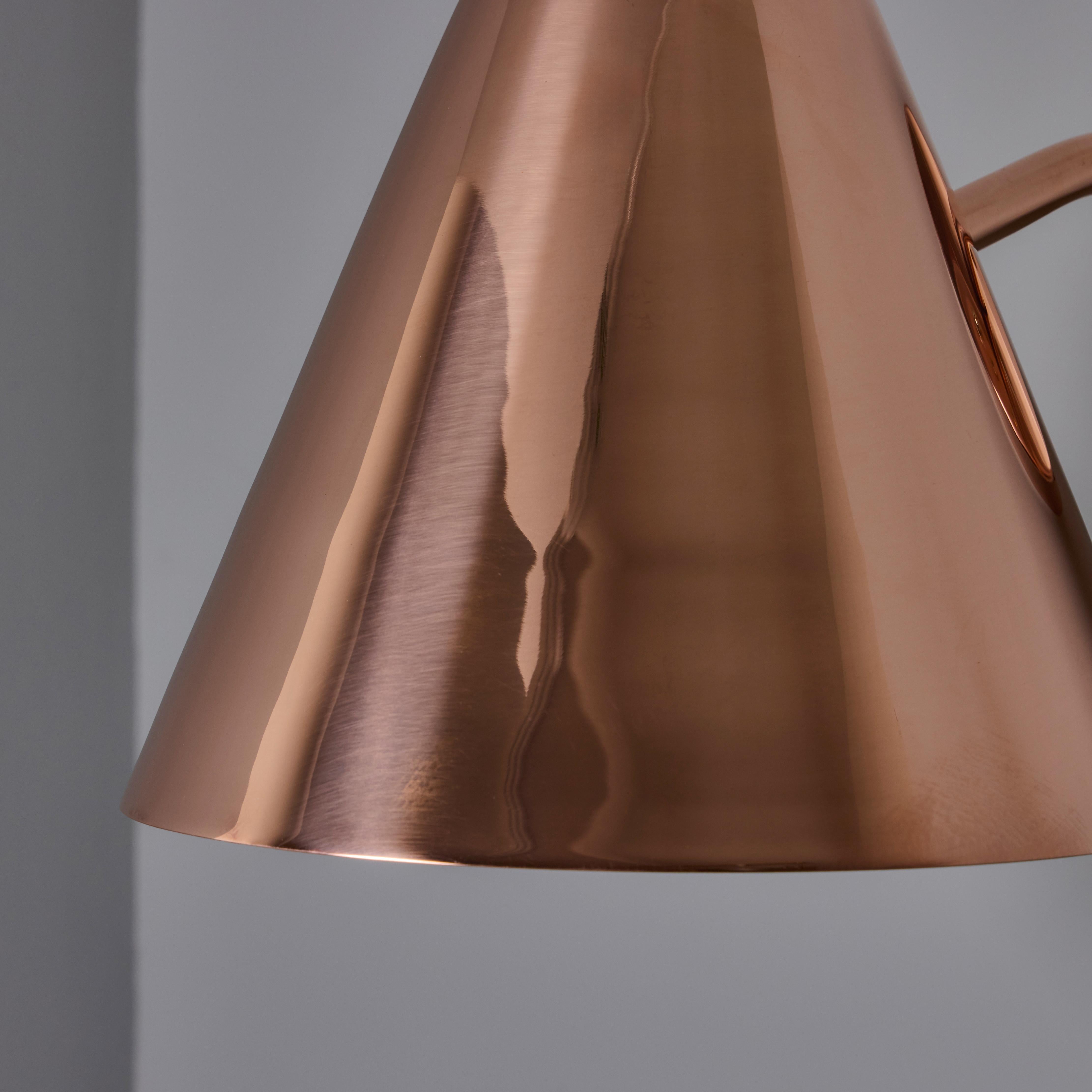 'ZuZu' Polished Copper Wall Sconce in the Style of Jacques Biny For Sale 12