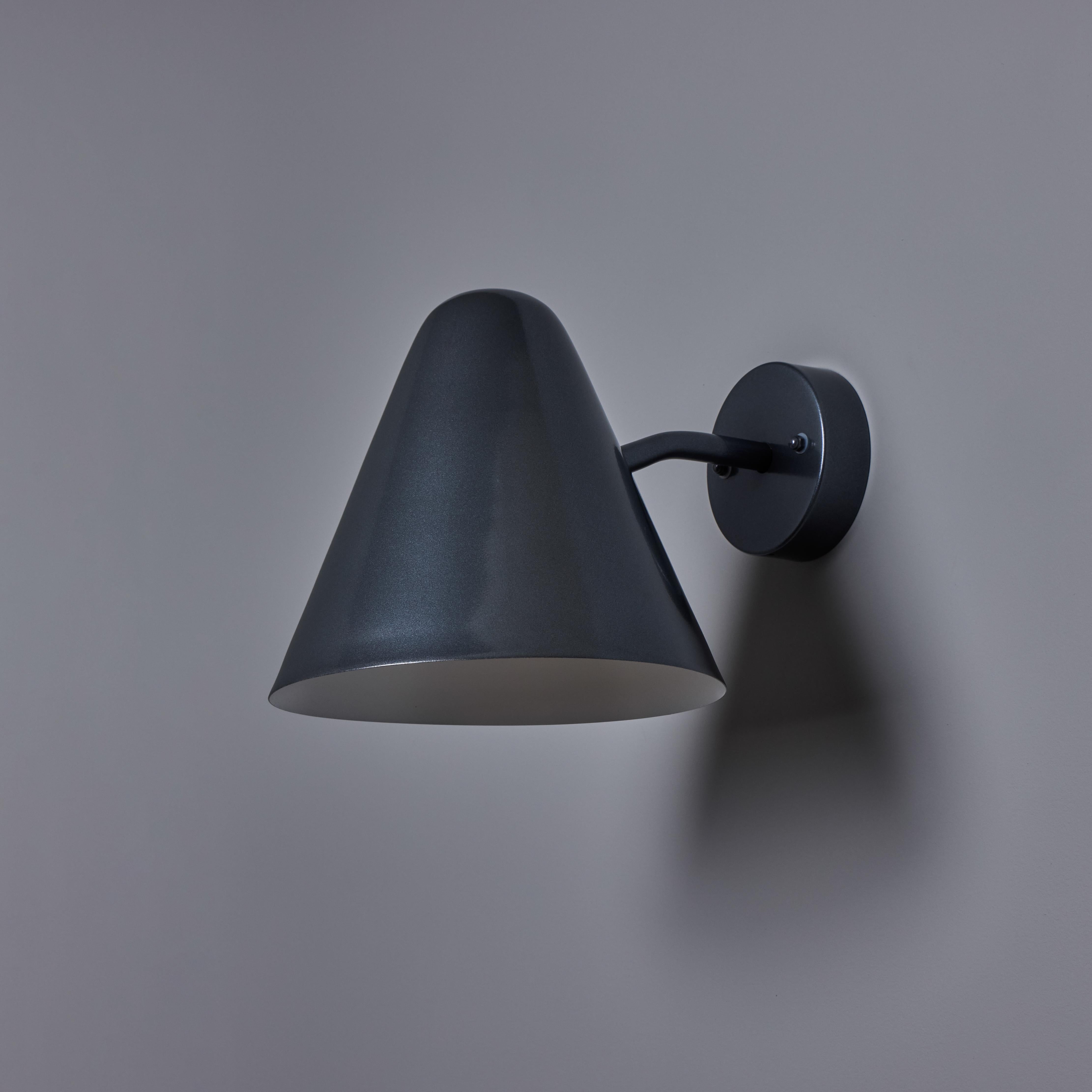 'ZuZu' Steel Painted Brass Wall Sconce in the Style of Jacques Biny For Sale 11