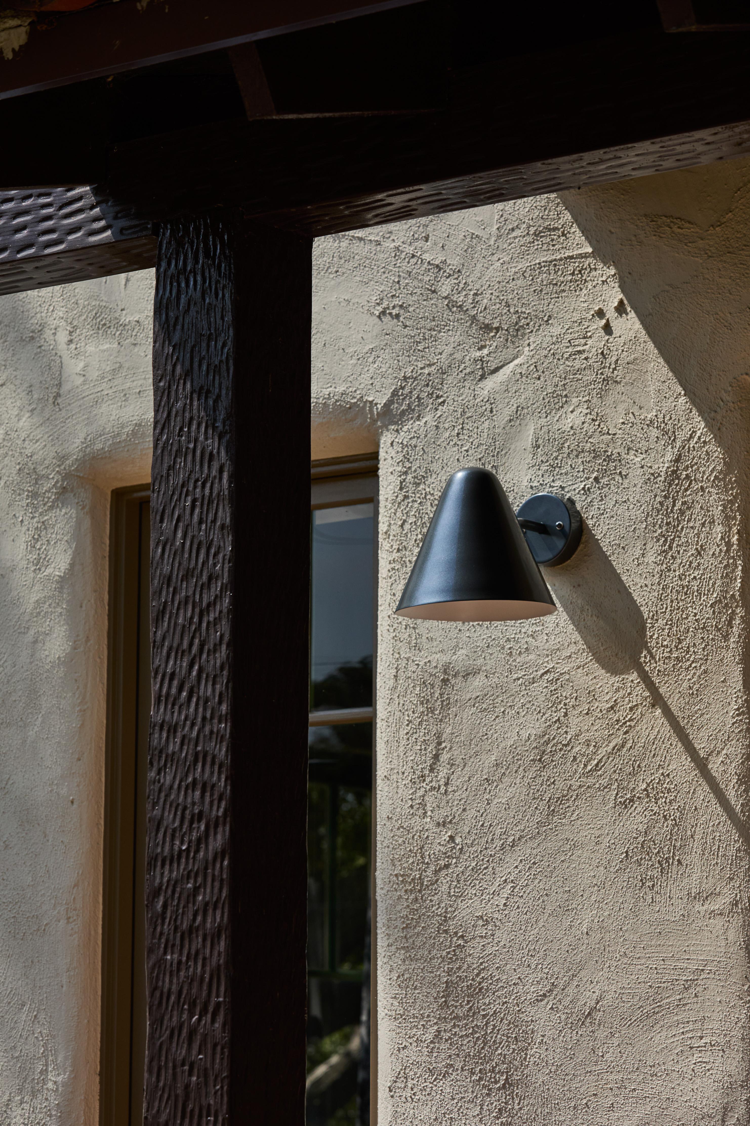 Contemporary 'ZuZu' Steel Painted Brass Wall Sconce in the Style of Jacques Biny For Sale