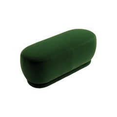 Banc Zveva en hêtre massif, panneau de particules et mousse HR par Popus Editions