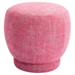 Zveva Round Pouf in Solid Beech, Particle Board and HR Foam by POPUS EDITIONS