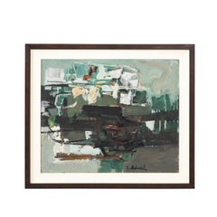Untitled Abstract Composition signed Zvi Mairovich