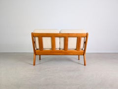 Zweisitzer Sofa Couch France & Søn Ole Wanscher Senator teak