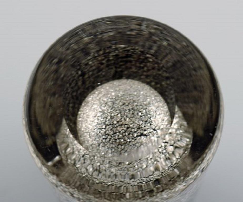 Art Glass Zwiesel, Germany, Vase in Mouth-Blown Crystal Glass, 1970s