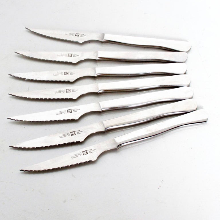 Zwilling Steak Knives Set of Six by J A Henckels at 1stDibs
