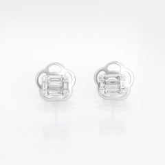 Zydo  Pendientes Mosaico Ilusión Diamante Esmeralda