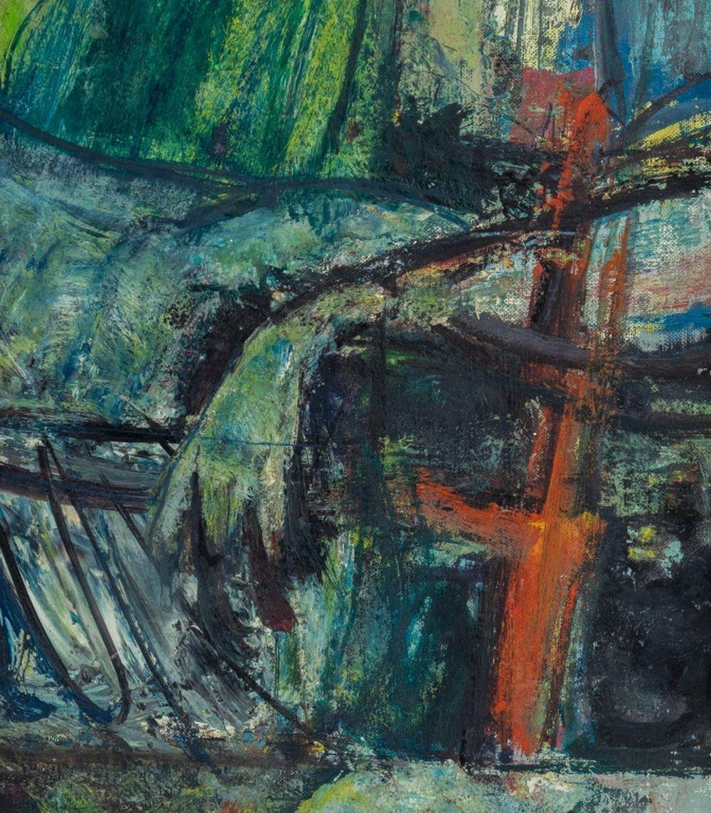 Zygmunt Menkes (Polnisch, 1896-1986), Frau mit Blume, Öl auf Platte, rechts oben signiert, Holzrahmen. Bild: 17,5