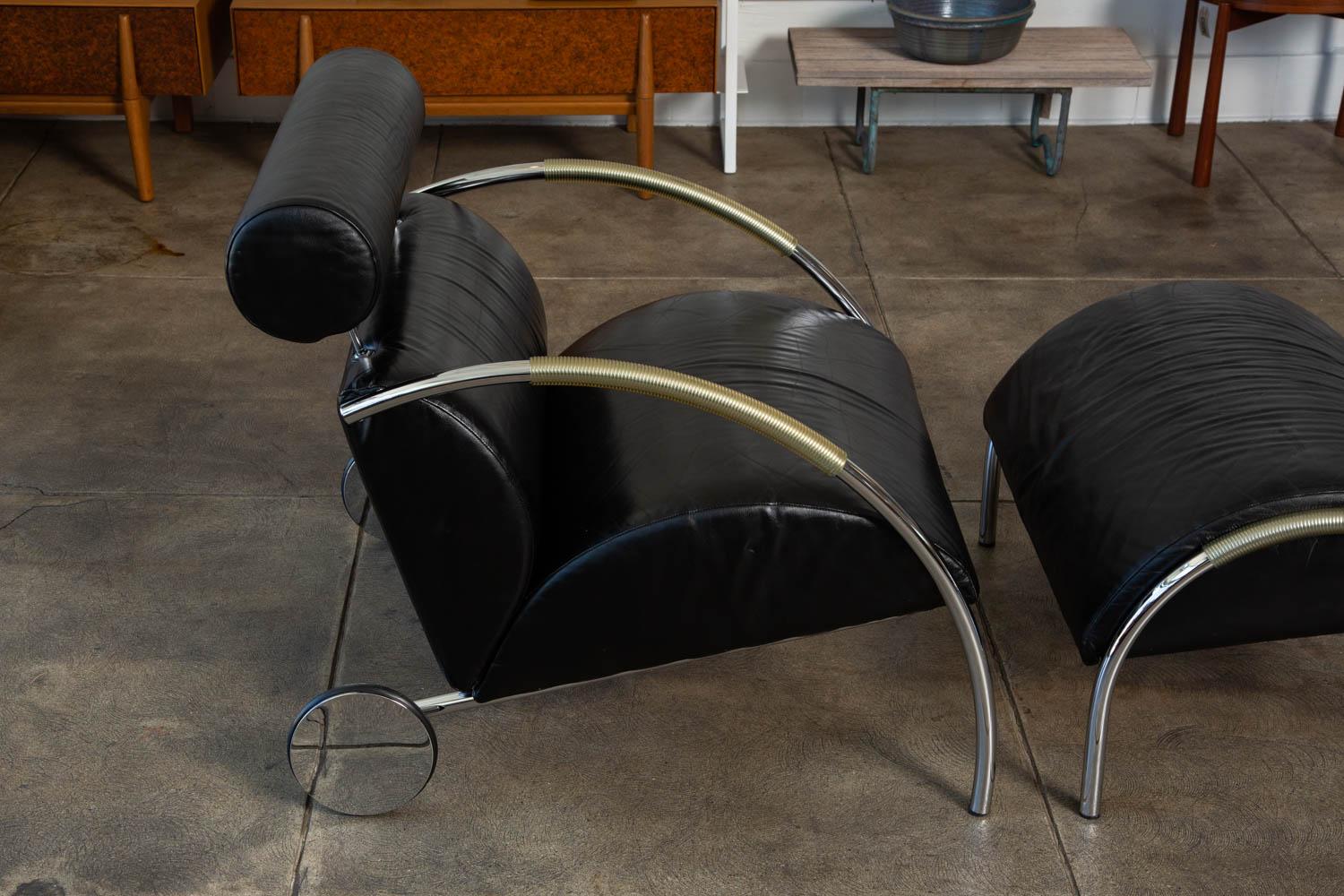 Zyklus Chair and Ottoman by Peter Maly 2