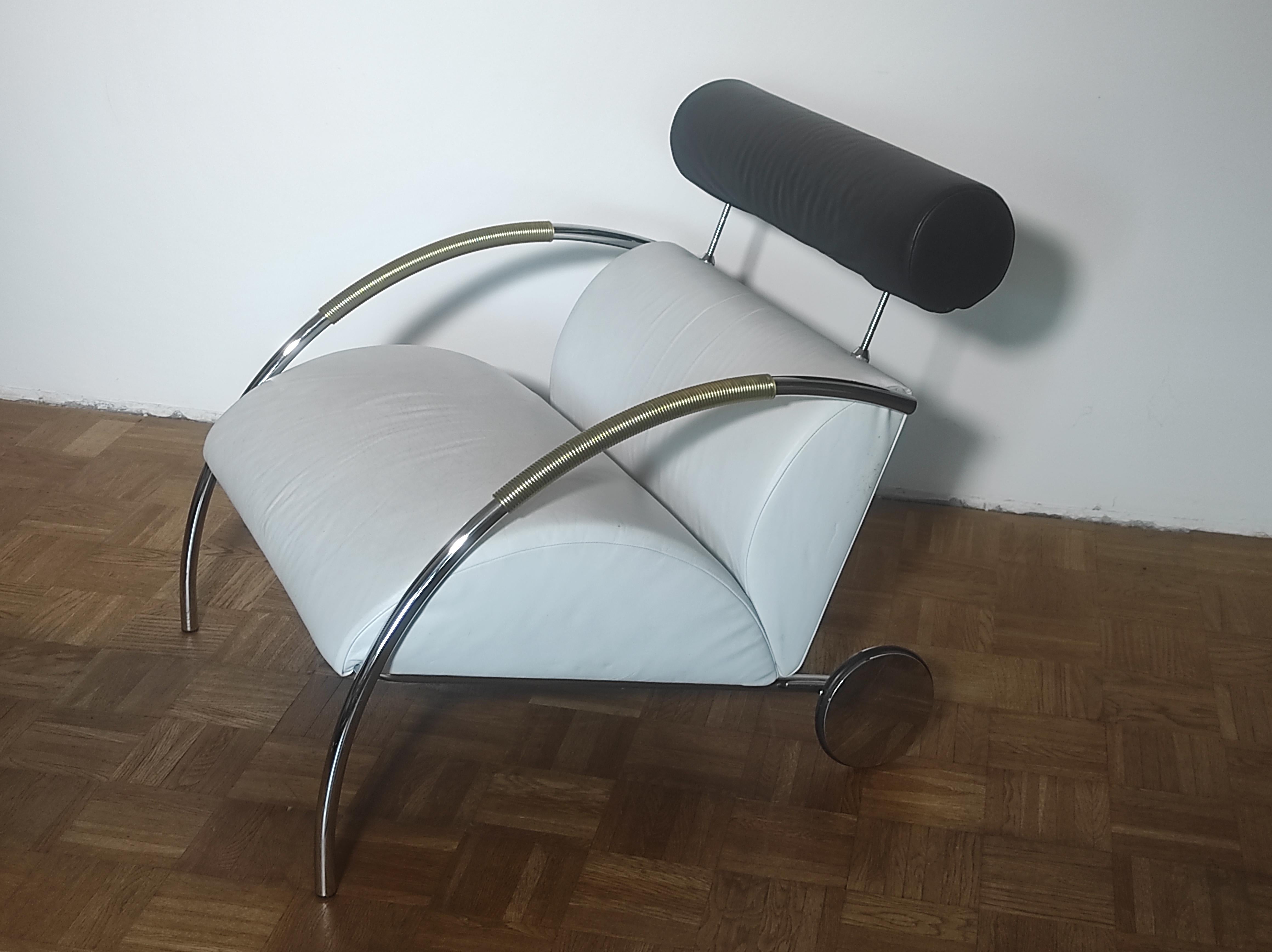 Zyklus Longue Chair By Peter Maly for COR 1980s For Sale 3