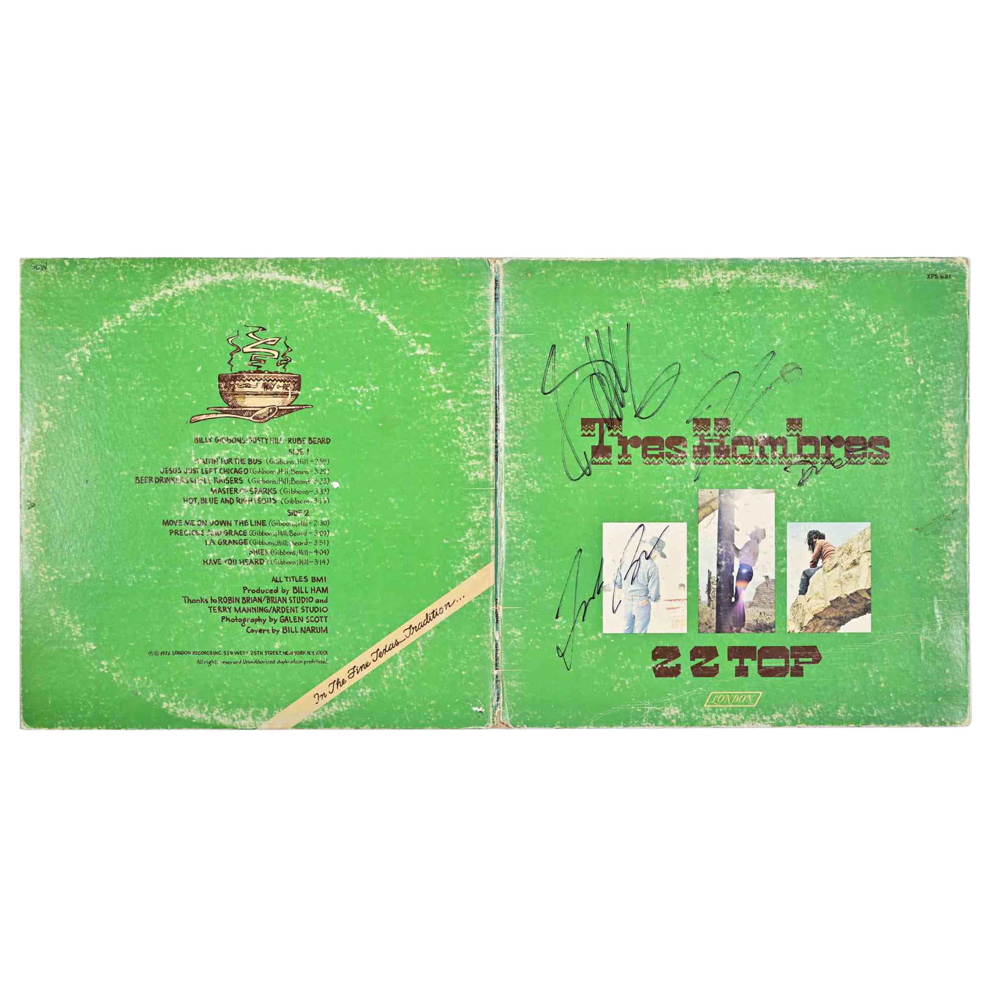 ZZ Top - Tres Hombres (1973, London Records, XPS 631, U.S. Pressing)