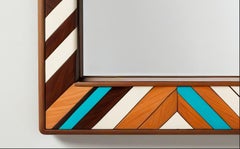 ZZ Wall Mirror Inspired by Chevron, Handcrafted by Artisanal